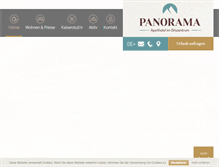 Tablet Screenshot of panorama-flachau.at